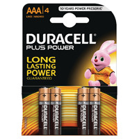 Duracell Plus AAA Battery (Pack of 4) 81275396