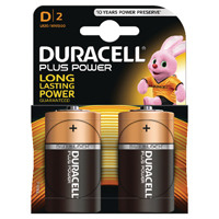 Duracell Plus D Battery (Pack of 2) 81275443