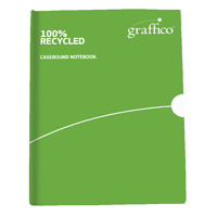 Graffico Recycled Casebound A6 Notebook Feint Ruled 160 Pages 9100034