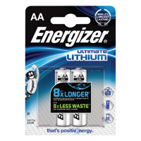 Energizer AA Ultimate Lithium Batteries (Pack of 2) 629762