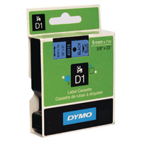 Dymo Black on Blue 1000/5000 D1 Standard Tape 9mmx7m S0720710