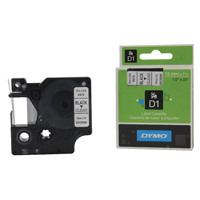 Dymo Black on Clear 4500 D1 Standard Tape 12mmx7m S0720500