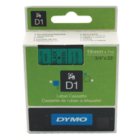 Dymo Black on Green 2000/5500 Standard Tape 19mmx7m S0720890