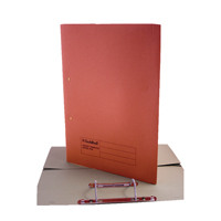 Guildhall Orange Foolscap Pocket Spiral File Pack of 25 349-ORG