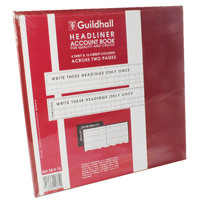 Guildhal Burgundy Headliner 20 Column Account Book 58/4-16 1384