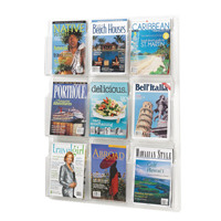 Safco Reveal 9xA4 Pocket Clear Display 5603CL