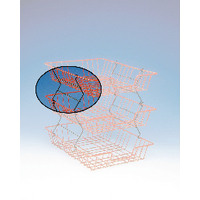 Wire Filing Tray Risers Black 777 (Pack of 2)