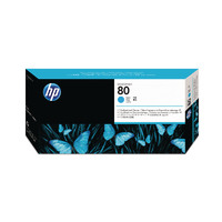 HP 80 Cyan Printhead/Cleaner C4821A