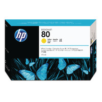 HP 80 Yellow Inkjet Print Cartridge C4873A