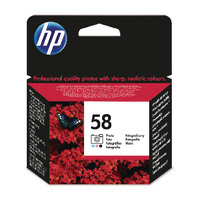 HP 58 Black /Light Cyan/Light Magenta Photo Inkjet Cartridge C6658AE