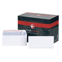 Plus Fabric DL Envelopes 110gsm Peel and Seal White (Pack of 250) D10054
