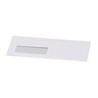 Postmaster Envelope 114x235mm Window 90gsm Gummed White (Pack of 500) B29153