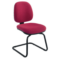 Jemini Medium Back Visitor Chair Claret KF02736