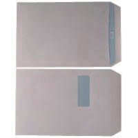 Q-Connect C4 Envelopes 100gsm Window Peel and Seal White (Pack of 250) KF03292