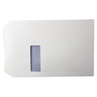 Q-Connect C4 Window Envelopes 100gsm White Self Seal (Pack of 250) KF3535