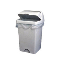 2Work White Swing Bin Liners 45 Litres (Pack of 1000) KF73379