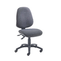 First High Back Operators Chair Charcoal KF98507
