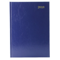 A4 Day/Page Appointments 2018 Blue Desk Diary KFA41ABU18