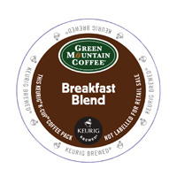 Green Mountain Coffee Breakfast Blend Pods (Pack of 24) 93-07003