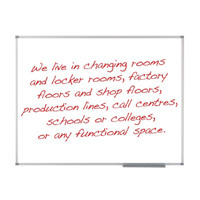 Nobo Classic Magnetic Steel 1200x900mm Whiteboard 1902643