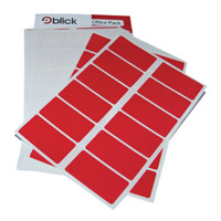 Blick Red Labels in Office (Packs (Pack of 320) RS019954