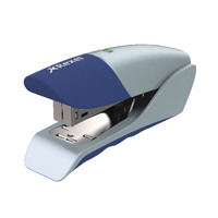 Rexel Gazelle Half Strip Stapler Silver and Blue 2100011