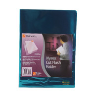Rexel Nyrex A4 Green Cut Flush Folder (Pack of 25) 12161GN