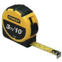 Stanley Retractable Tape Measure With Belt Clip 3 Metre 0-30-686