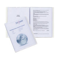 Snopake Superline A4 Presentation Book 10 Pocket Polypropylene Clear 11904