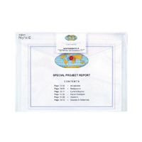 Snopake Polyfile ID Wallet A4 Transparent (Pack of 5) 12560