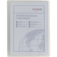 Snopake Superline A5 Presentation Book 20 Pocket Polypropylene Clear 11941