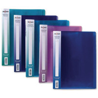 Snopake Electra A4 Display Book 24 Pocket Assorted (Pack of 10) 12219