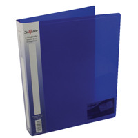 Snopake Polypropylene 2 A4 Ring 25mm Electra Blue Ring Binder (Pack of 10) 10159