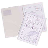Snopake TwinFile A4 Presentation File Clear (Pack of 5) 14030