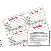 Identibadge System Visitors Book Refill IBRSYS300 (Pack of 300