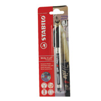 Stabilo Write-4-All Black Marker Fine 0.7mm Blister (Pack of 10) B-13842