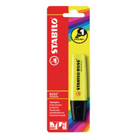 Stabilo Boss Highlighter Pen Yellow Single Blister (Pack B-10129