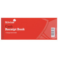 Silvine Receipt Book 80x202mm With Counterfoil (Pack of 36) 233