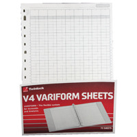 Rexel Variform V4 14 Column Cash Refill Pack of 75 75934