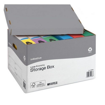 Initiative Large File Away Archival Storage Box 335w x 430d x 290h mm