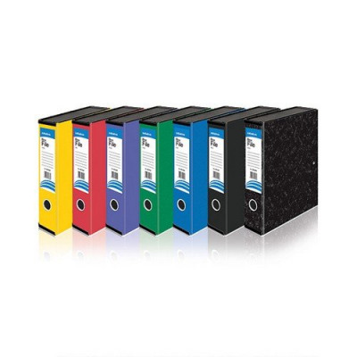 Initiative Lockspring Box File A4/Foolscap 70mm Capacity Cloud
