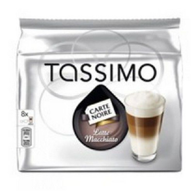Tassimo Carte Noir Latte Macchiato Coffee 267g Capsules (5 Packs of 8) 343364