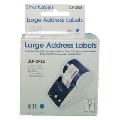 Seiko Address Label White 36x89mm (Pack of 260) SLPM-2RLE