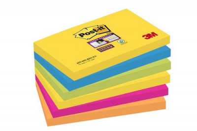 Post-it Super Sticky Notes 76x127 Rio Color Set Pack 6