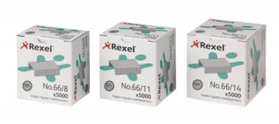 Rexel No 66 Staples 8mm Pack 5000