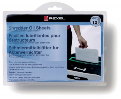 Rexel Non Auto Oiling Oil Sheets Pack 12