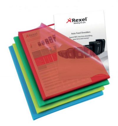Rexel Copyking Folder Assorted Polypropylene A4 Pack 100