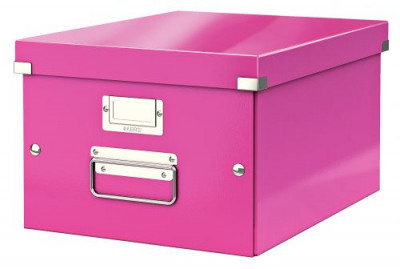 Leitz Wow Click & Store A4 Box Pink
