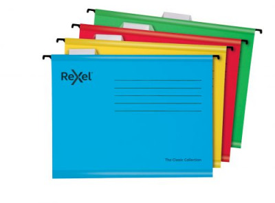 Rexel Classic Suspension File A4 Assort Pack 10