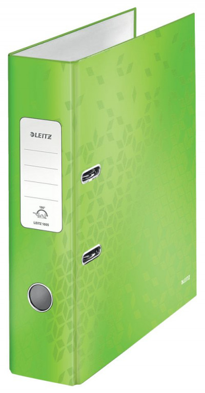 Leitz WOW Lever Arch File A4 80mm Green